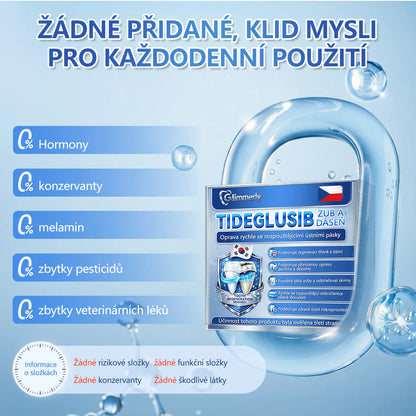 Glimmerly® Tideglusib – rychle se rozpouštějící ústní proužky pro regeneraci zubů a dásní