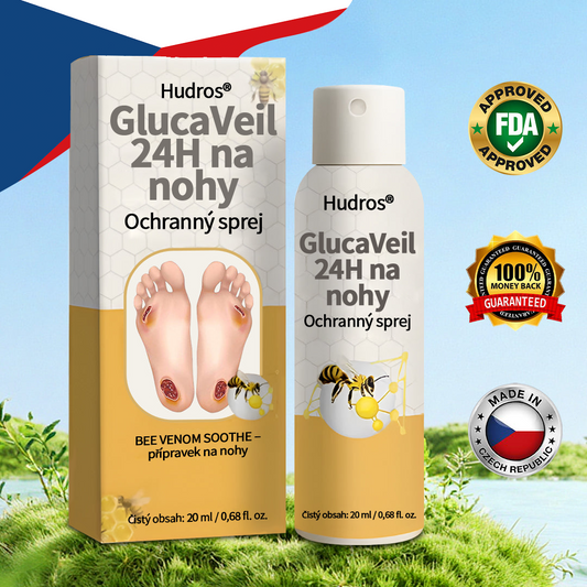 Hudros® 🧪 GlucaVeil 24H sprej na ochranu nohou 🥬