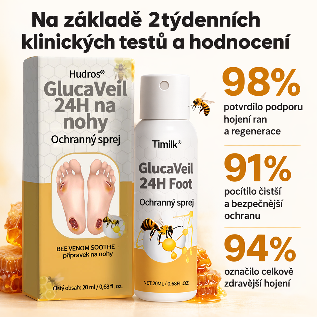 Hudros® 🧪 GlucaVeil 24H sprej na ochranu nohou 🥬