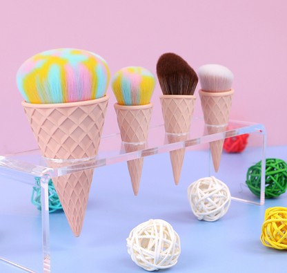 Ice Cream Cute Fiber Hair Makeup Brush